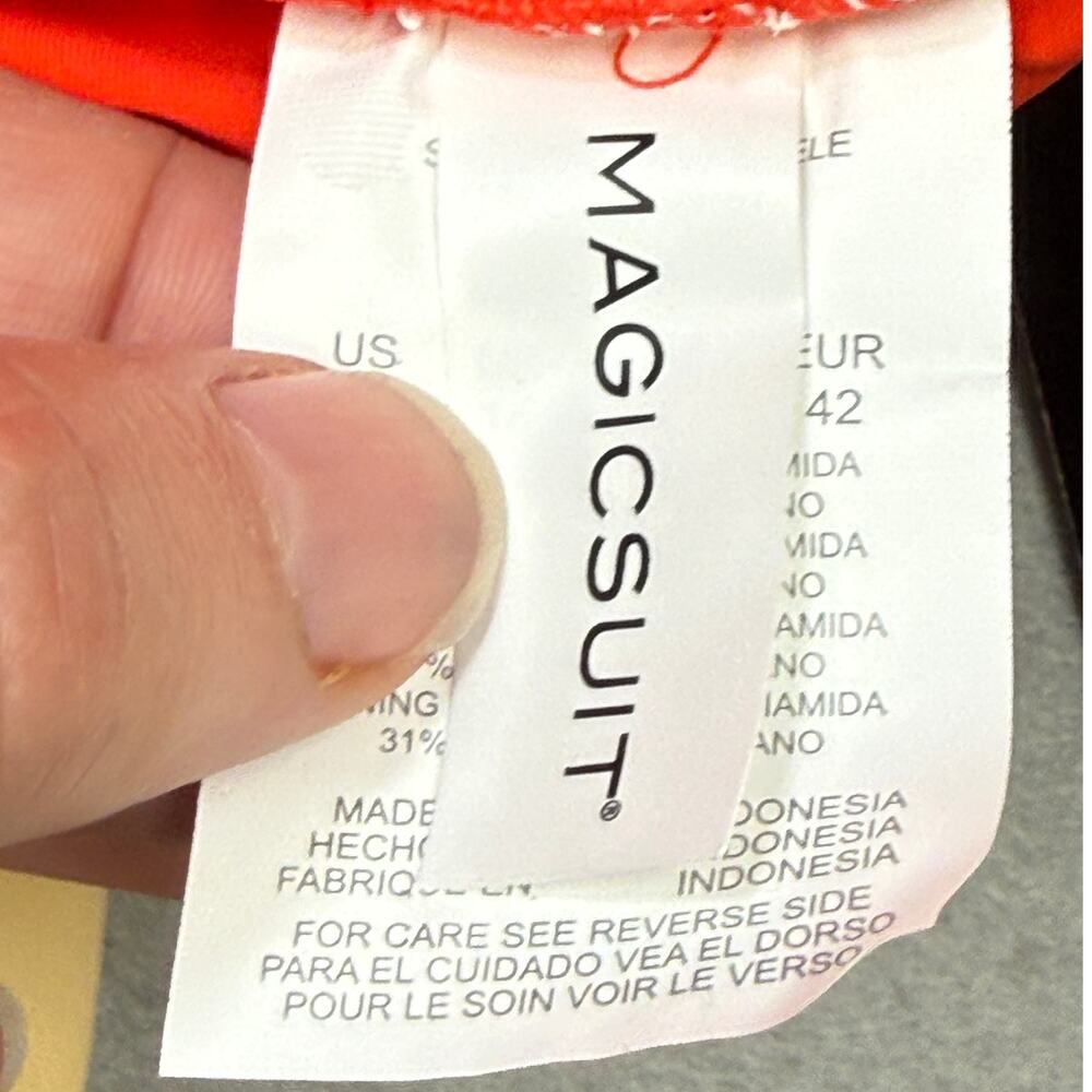 Magicsuit Women's Hyperlink Annette One-Piece Swimsuit - Persimmon 12 $182 - Picture 13 of 14